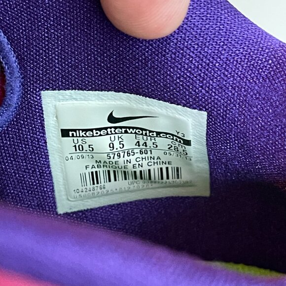 Nike Air Max LeBron 10 Low 'LeBroncurial', Men's 10.5 - Pre-Owned - Like New - Picture 7 of 7